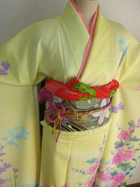振袖レンタル20　(京友禅ぼかしに洋花）9