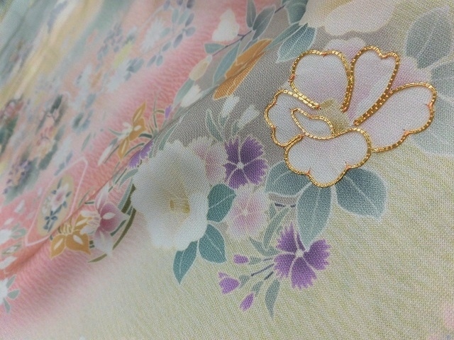 訪問着レンタル65　（京友禅訪問着/遠山ぼかしに四季の花文）5